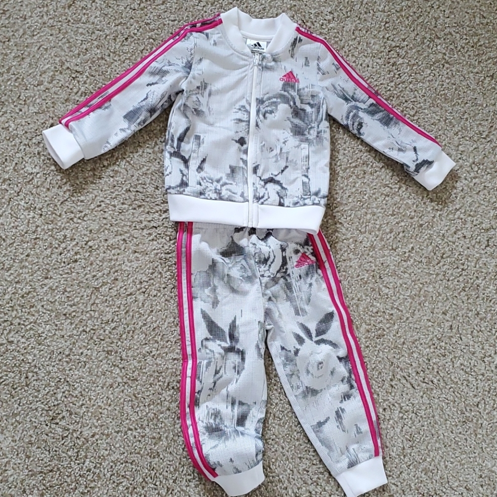 Adidas toddler girls track suit (24 months)